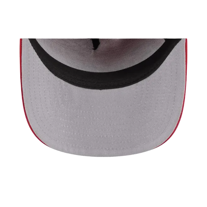 OHIO STATE BUCKEYES 9FIFTY A-FRAME NEW ERA NHL RED SCRIPT SNAPBACK HAT