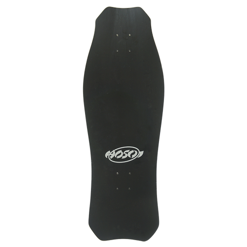 HOSOI OG HAMMERHEAD SCREENED MATTE BLACK AND SILVER DECK - 10.5" x 31"