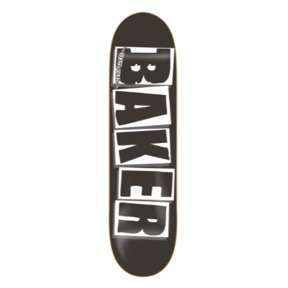 BAKER BRAND LOGO BLK/WHT DECK - 8.25"
