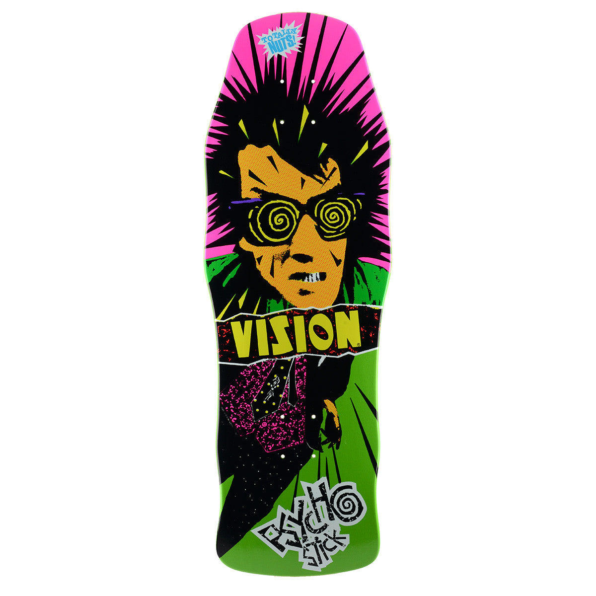 VISION PSYCHO STICK ORIGINAL LIME DIP DECK - 10”x30”