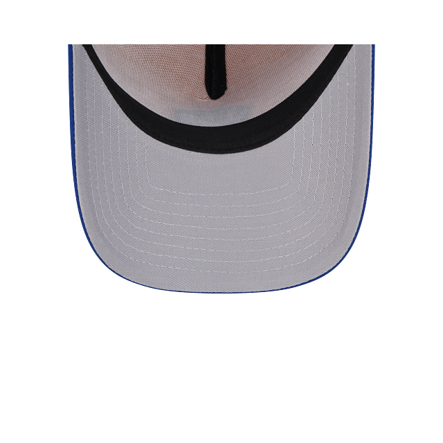 MILWAUKEE BREWERS 9FORTY A-FRAME NEW ERA BLUE AND YELLOW SNAPBACK HAT