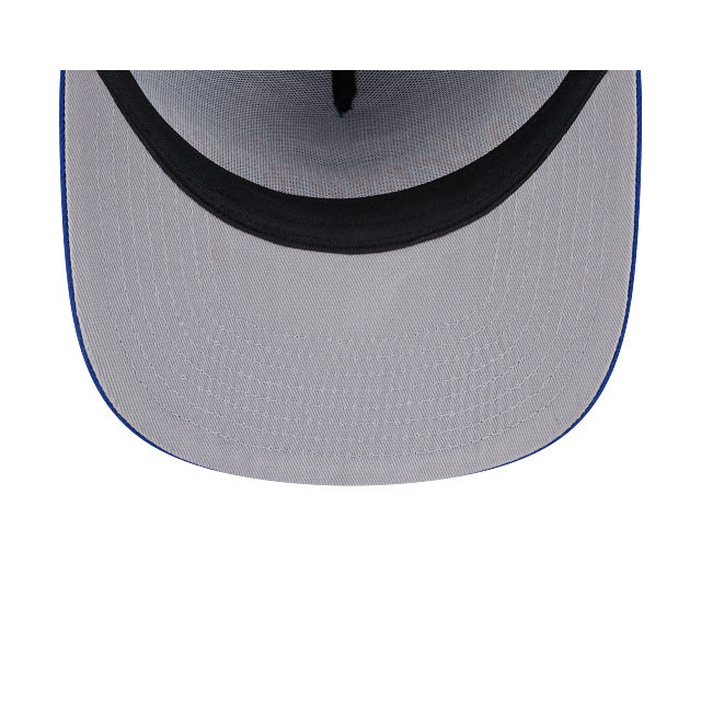 NEW YORK ISLANDERS NEW ERA NHL SCRIPT 9FIFTY A-FRAME BLUE SNAPBACK HAT