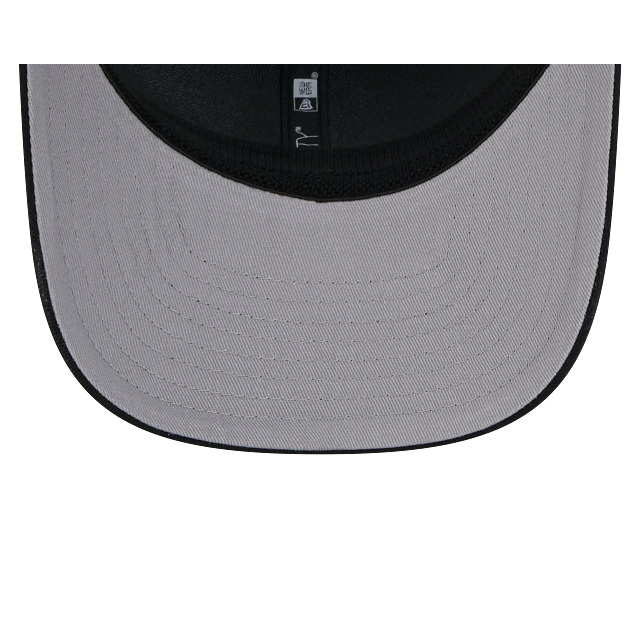 PHILADELPHIA FLYERS NEW ERA NHL 9SEVENTY ADJUSTABLE BLACK TRUCKER SNAPBACK HAT