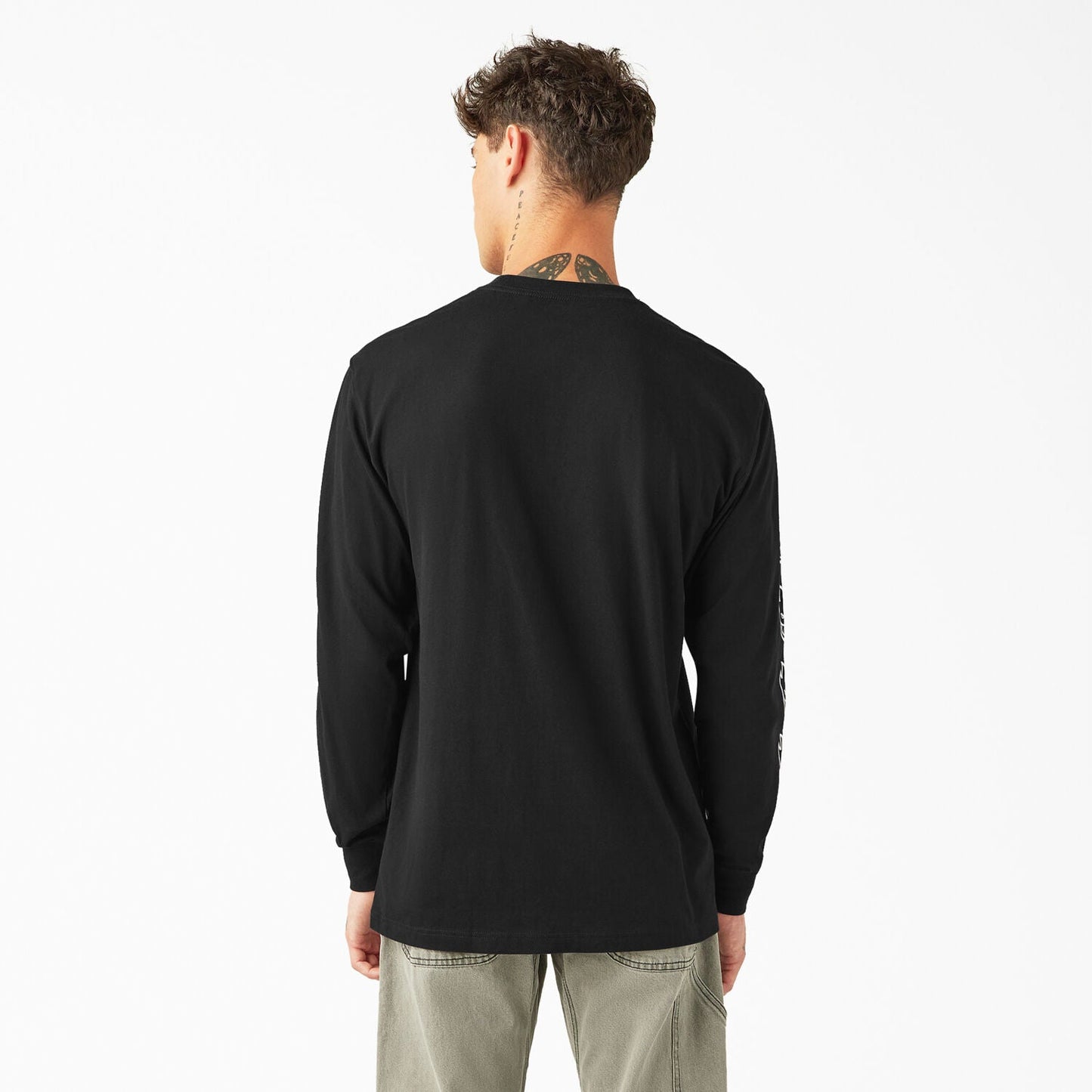 DICKIES X SPITFIRE GRAPHIC LONG SLEEVE T-SHIRT - BLACK