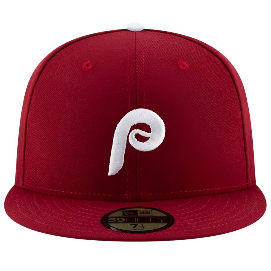 PHILADELPHIA PHILLIES 9FIFTY NEW ERA CARDINAL RED SNAPBACK HAT