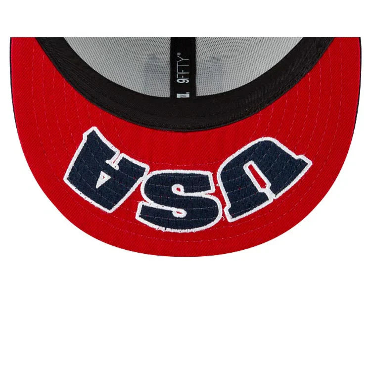 USA SOCCER NATIONAL TEAM 9FIFTY NEW ERA 2TONE WHITE/NAVY SNAPBACK HAT