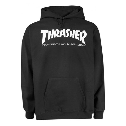 THRASHER SKATE MAG LOGO HOODIE - BLACK