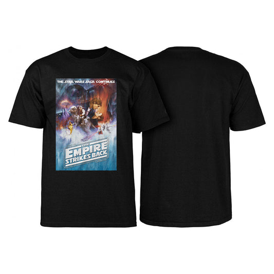 STAR WARS THE EMPIRE STRIKES BACK POSTER T-SHIRT - BLACK