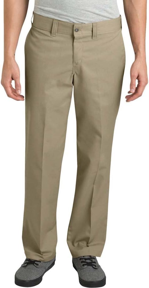 DICKIES '67 Regular Fit Straight Leg Work Pants Khaki