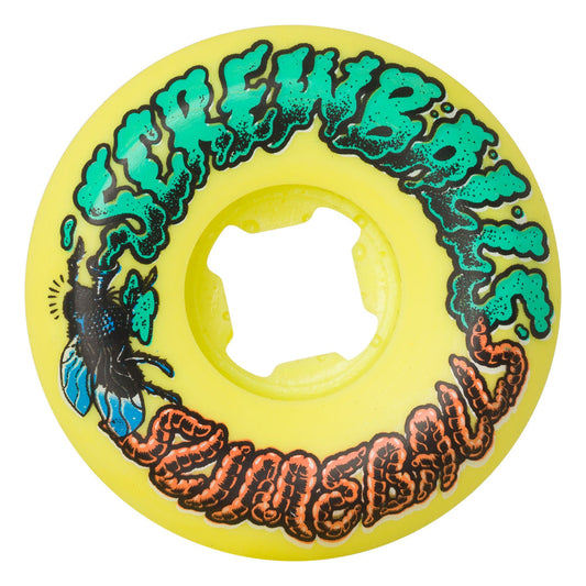 SLIME BALLS 54MM SCREWBALLS SPEEDBALLS YELLOW 99A WHEELS 4PK