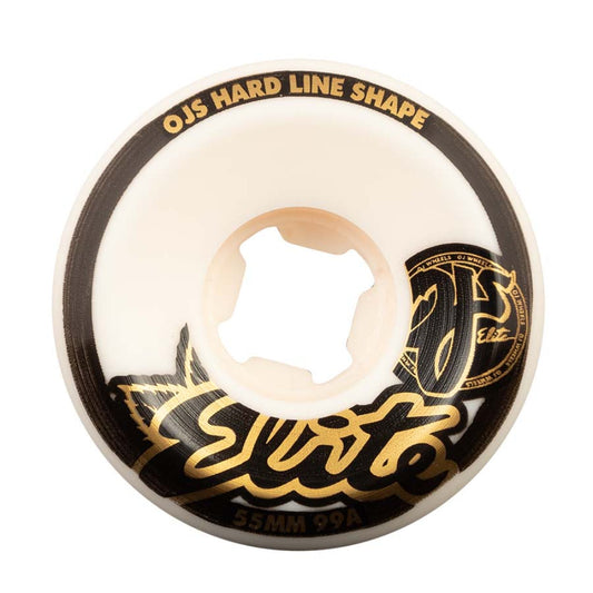 OJ 55MM ELITE HARDLINE 99A SKATEBOARD WHEELS 4PK