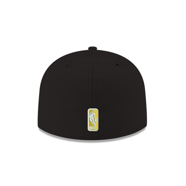 LOS ANGELES LAKERS 59FIFTY NEW ERA BLACK TEAM COLORS FITTED HAT