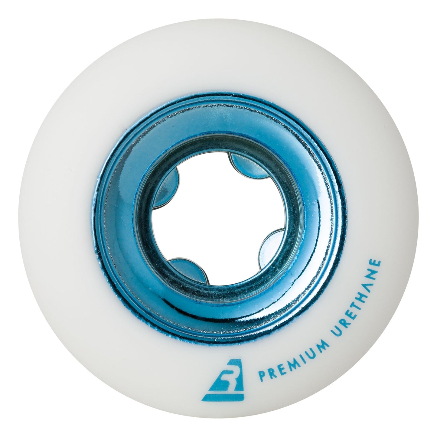 RICTA 53MM CHROME CORE WHITE TEAL 99A WHEELS