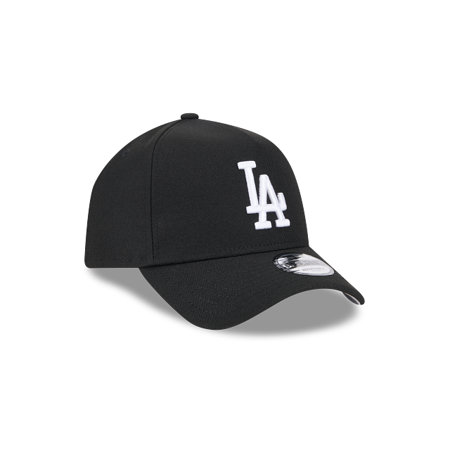 LOS ANGELES DODGERS 9FORTY A-FRAME NEW ERA BLACK SNAPBACK HAT