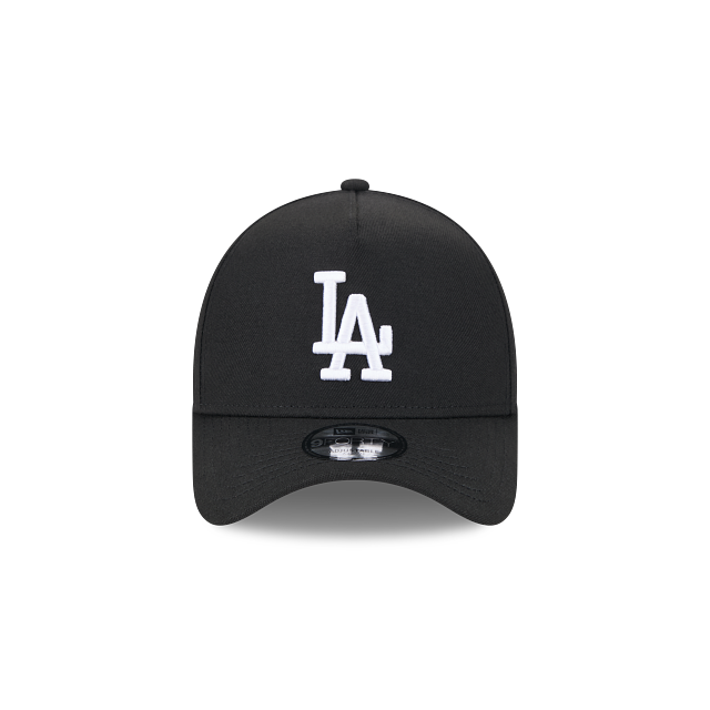 LOS ANGELES DODGERS 9FORTY A-FRAME NEW ERA BLACK SNAPBACK HAT