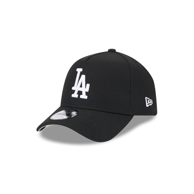 LOS ANGELES DODGERS 9FORTY A-FRAME NEW ERA BLACK SNAPBACK HAT
