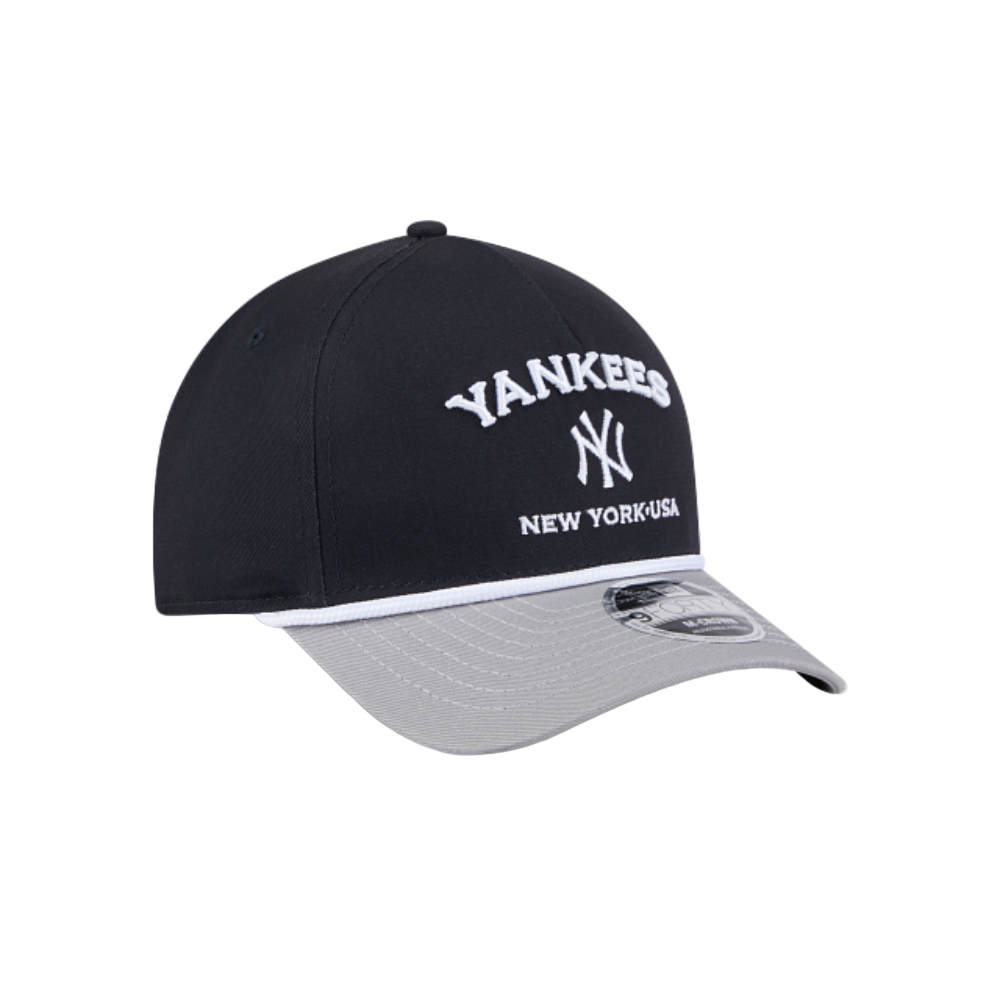 NEW YORK YANKEES 9FORTY A-FRAME NEW ERA ROPE 2TONE SNAPBACK HAT