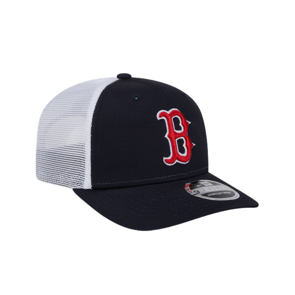 BOSTON RED SOX 9SEVENTY NAVY TRUCKER SNAPBACK HAT