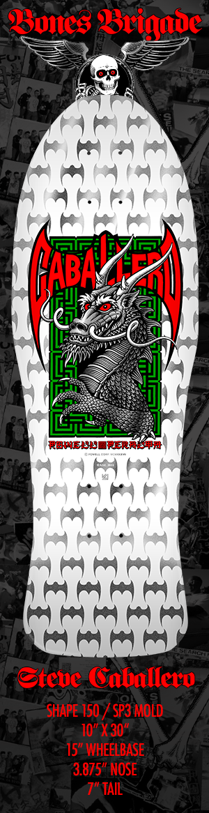 (PRE-ORDER) BONES BRIGADE SERIES 17 STEVE CABALLERO SKATEBOARD DECK - 10.0"