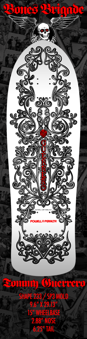 (PRE-ORDER) BONES BRIGADE SERIES 17 TOMMY GUERRERO SKATEBOARD DECK - 9.6"