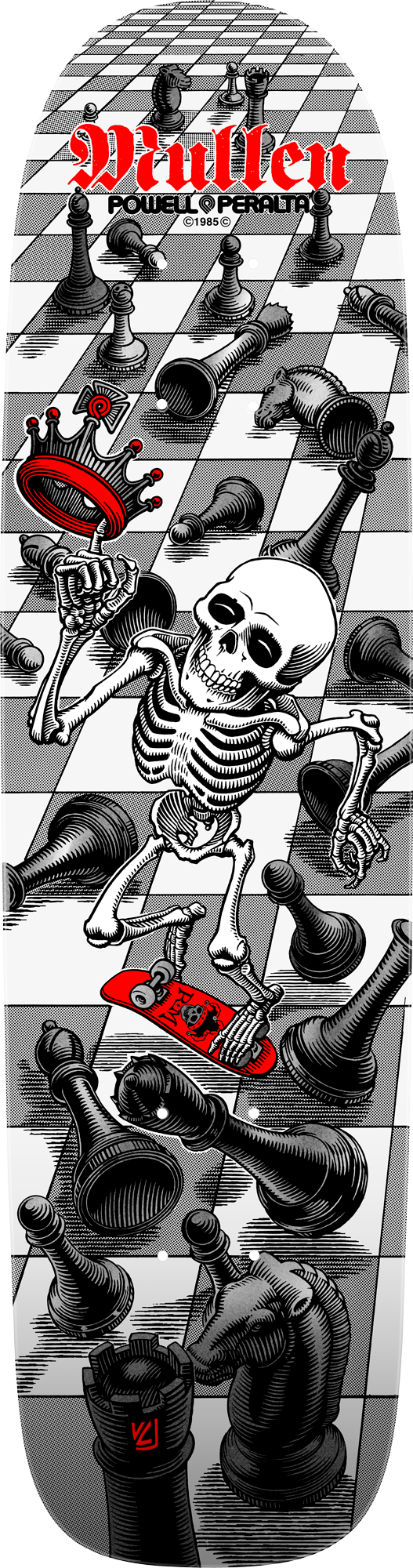 (PRE-ORDER) BONES BRIGADE SERIES 17 RODNEY MULLEN SKATEBOARD DECK - 7.4"