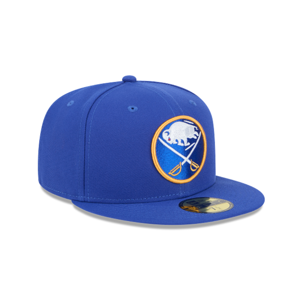 BUFFALO SABRES NEW ERA NHL 59FIFTY BLUE FITTED HAT