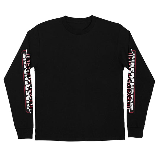 INDEPENDENT BARHOUSE HEAVYWEIGHT L/S T-SHIRT - BLACK