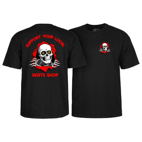 Powell Peralta 'Support Your Local Skate Shop' T-shirt - Black