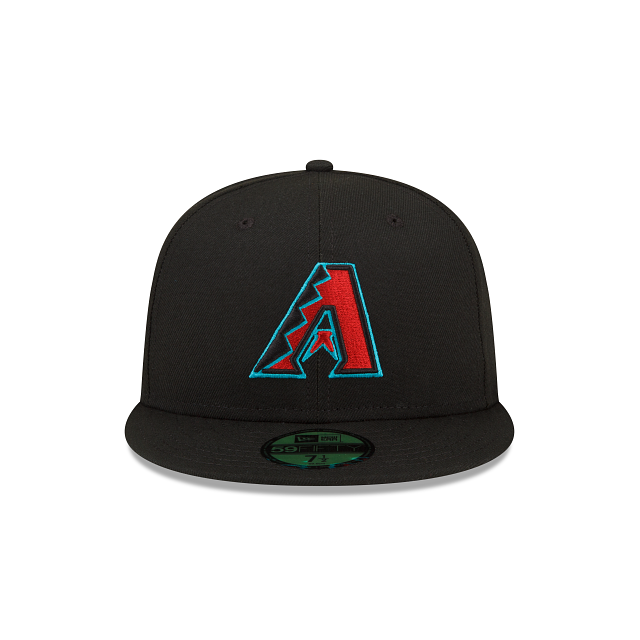 ARIZONA DIAMONDBACKS NEW ERA 59FIFTY BLACK/TEAL FITTED HAT