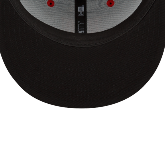 USA SOCCER NATIONAL TEAM 9FIFTY NEW ERA MESH TRUCKER BLACK/RED SNAPBACK HAT