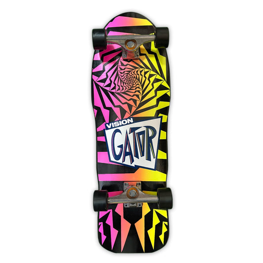 VISION GATOR II ORIGINAL BLACK PINK TO GREEN CUSTOM COMPLETE - 10"