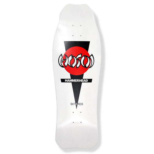 HOSOI HAMMERHEAD DOUBLE KICK WHITE DECK - 10.5" x 31"