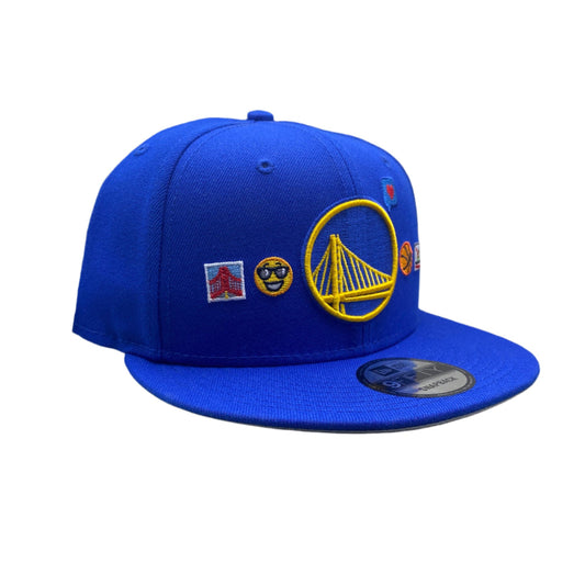 GOLDEN STATE WARRIORS 9FIFTY NEW ERA BLUE SNAPBACK HAT