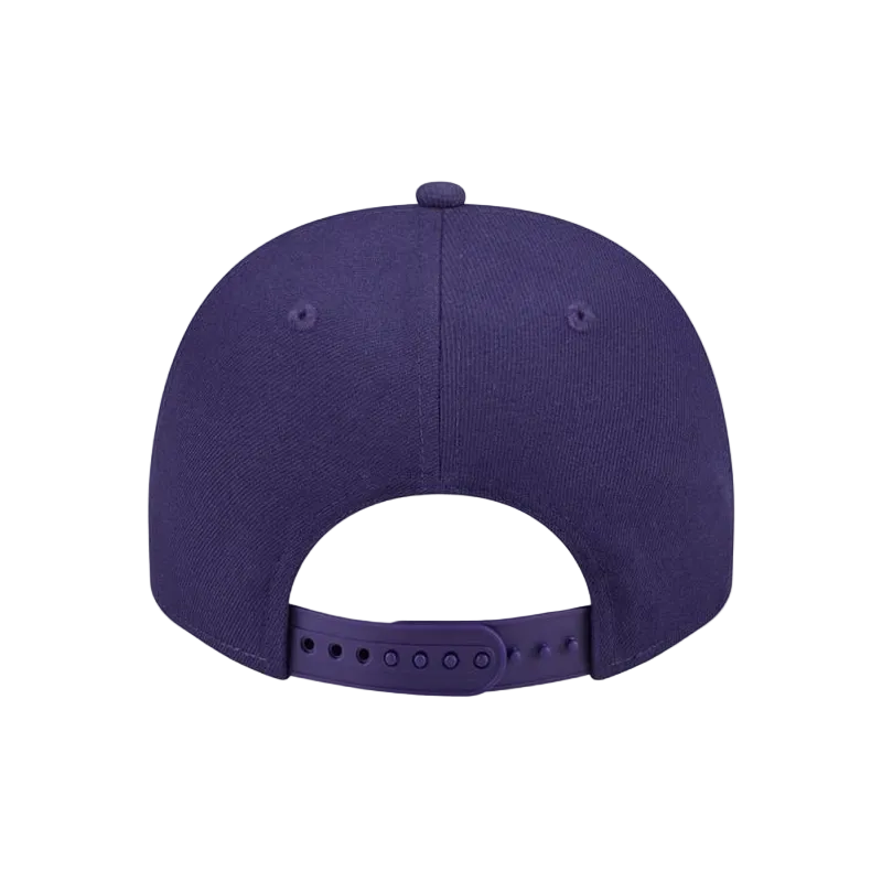 LSU TIGERS 9FIFTY A-FRAME NEW ERA NHL PURPLE SCRIPT SNAPBACK HAT