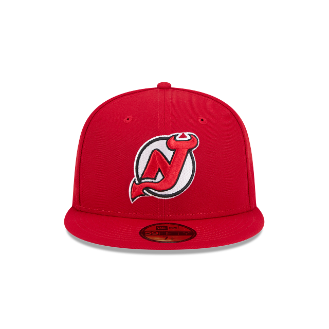 NEW JERSEY DEVILS NEW ERA NHL 59FIFTY RED FITTED HAT