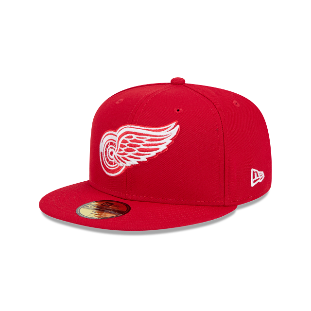 DETROIT REDWINGS NEW ERA NHL 59FIFTY RED FITTED HAT