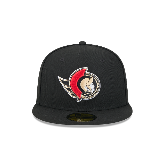 OTTAWA SENATORS NEW ERA NHL 59FIFTY BLACK FITTED HAT