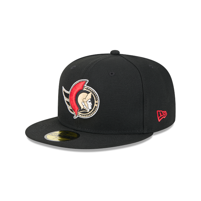 OTTAWA SENATORS NEW ERA NHL 59FIFTY BLACK FITTED HAT