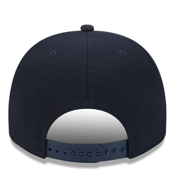 PENN STATE NITTANY LIONS 9FIFTY A-FRAME NEW ERA NHL NAVY SCRIPT SNAPBACK HAT