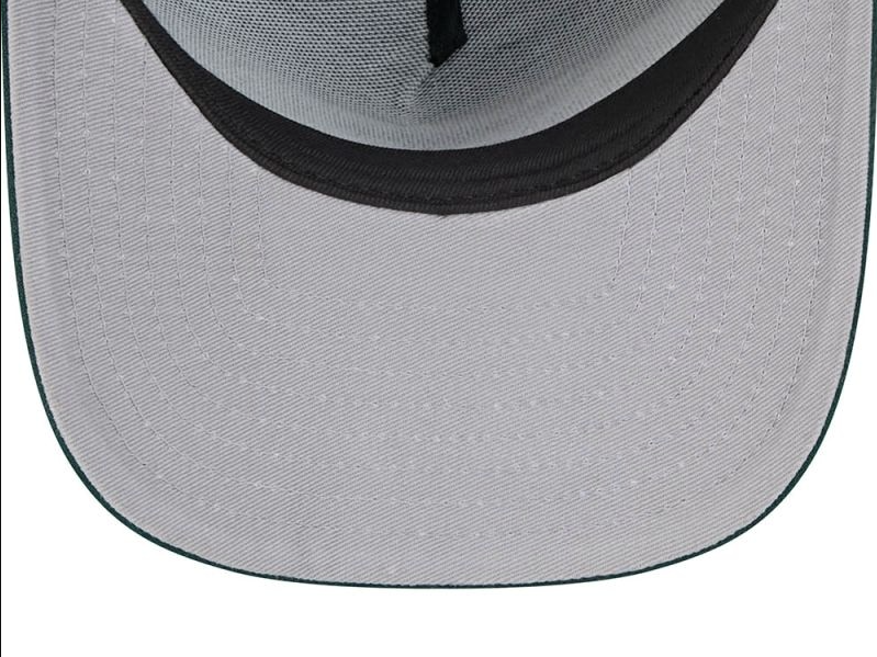 MICHIGAN STATE SPARTANS 9FIFTY A-FRAME NEW ERA NHL GREEN SCRIPT SNAPBACK HAT
