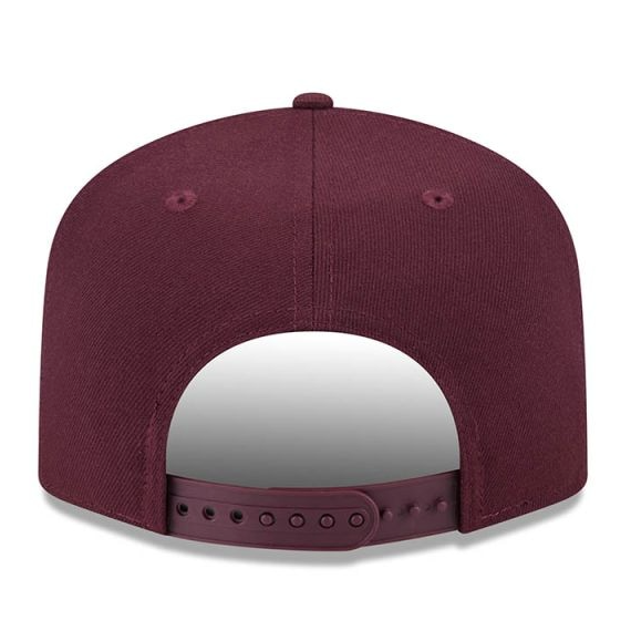 ASU SUN DEVILS 9FIFTY A-FRAME NEW ERA NHL MAROON SCRIPT SNAPBACK HAT