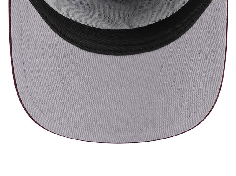 ASU SUN DEVILS 9FIFTY A-FRAME NEW ERA NHL MAROON SCRIPT SNAPBACK HAT