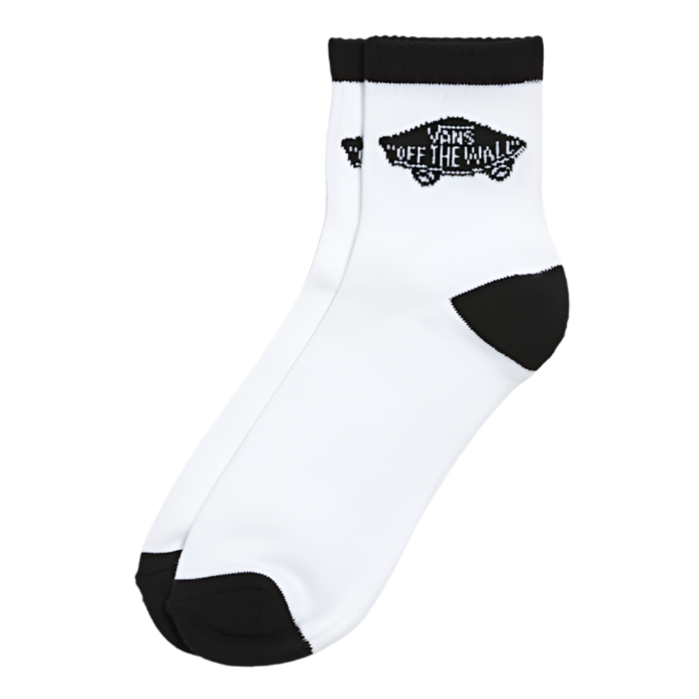 VANS ART HALF CREW WHITE/BLACK SOCK