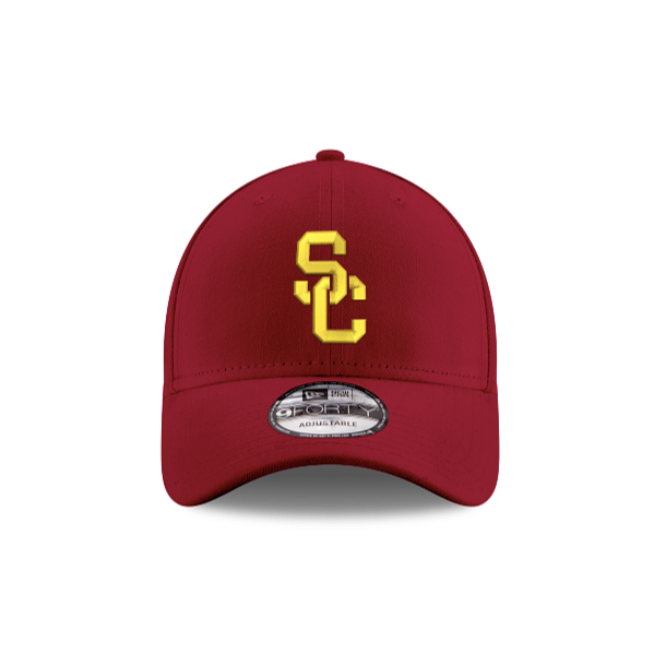 USC TROJANS NEW ERA 9FORTY ADJUSTABLE MAROON HAT