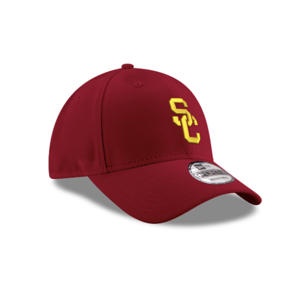 USC TROJANS NEW ERA 9FORTY ADJUSTABLE MAROON HAT