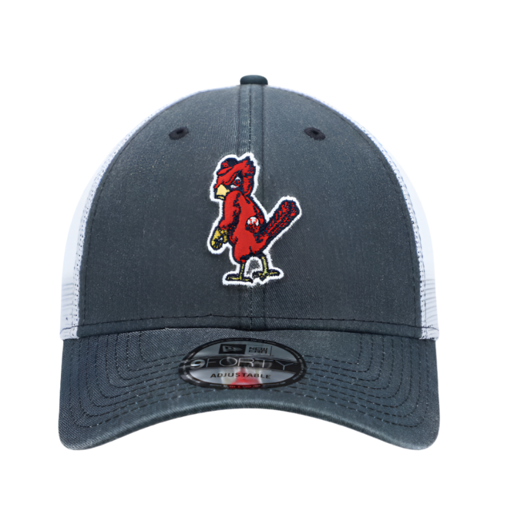 ST. LOUIS CARDINALS NEW ERA COOPERSTOWN TRUCKER 9FORTY ADJUSTABLE HAT - NAVY