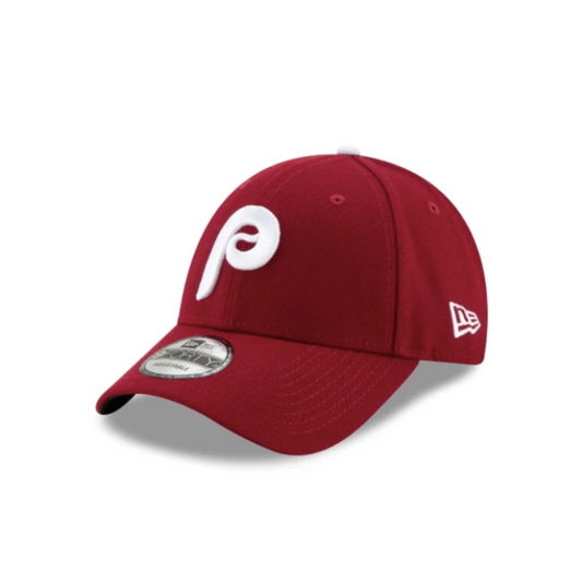 PHILADELPHIA PHILLIES 9FORTY NEW ERA CARDINAL RED ADJUSTABLE HAT