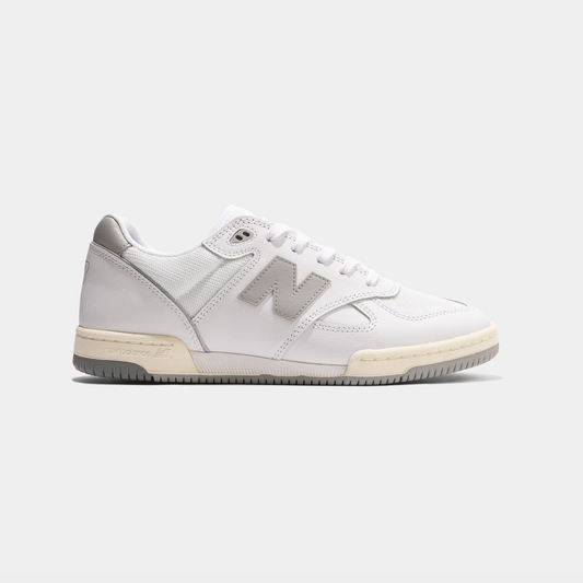 NEW BALANCE NUMERIC TOM KNOX WHITE / GREY SHOE - 600CWG