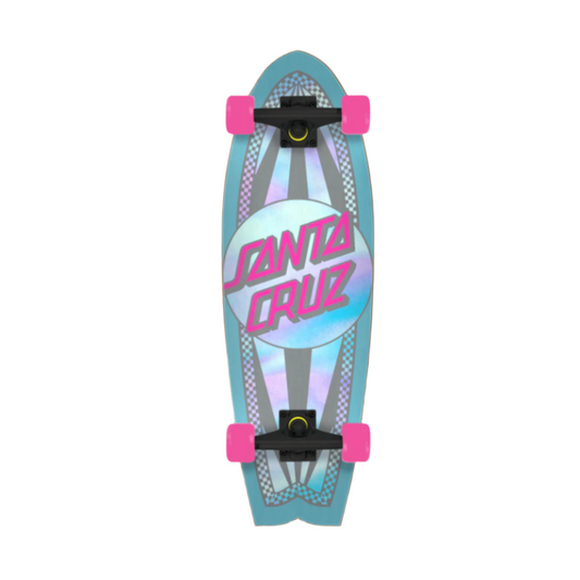 SANTA CRUZ PRISMATIC DOT CRUISER SHARK MULTICOLOR COMPLETE - 8.8" x 27.7"