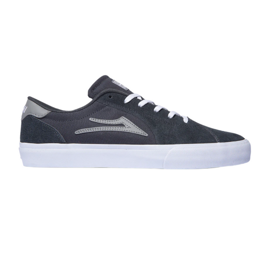 LAKAI FLACO II CHARCOAL SUEDE SHOE